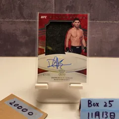 2021 Panini Chronicles Crown Royale Dominick Cruz 62/65 直筆サインカード UFC Fight-Worn Material カード