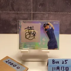 2025 EPOCH 木村彩子 1/6 直筆サインカード JLPGA Heroine Top Players 女子プロゴルフ ファーストナンバー First Number カード