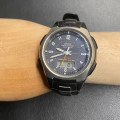 カシオ　CASIO WVA-430　電波　ソーラー　ウェーブセプター　メンズ　腕時計