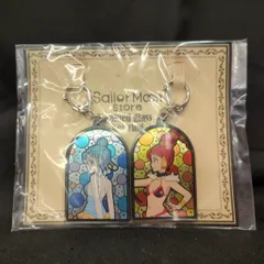 エス・アンド・エス セーラームーンストアオリジナル セーラームーンEternal ステンドグラスキーホルダー アマゾネス・カルテット②（パラパラ＆ベスベス）