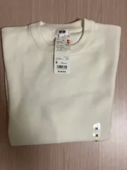 ユニクロ ウォッシャブル ミラノリブ クルーネックセーター 新品 M