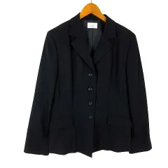 アリスバーリー Aylesbury ジャケット テーラード ウール 4ボタン 長袖 XL 13 黒 ブラック 大きいサイズ