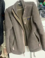 パタゴニア レトロ フリース レディース M ブラウン ピンク