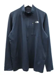 ザノースフェイス THE NORTH FACE ロングスリーブ フラッシュドライ 3D ジップアップ XL ネイビー 紺 トップス NT12201