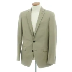 【中古】【未使用】カルバンクライン Calvin Klein ウールモヘヤ テーラードジャケット カーキ系【サイズ38】【メンズ】