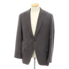 【中古】イレブンティ eleventy ウール テーラードジャケット グレー【サイズ表記なし(S位)】【メンズ】