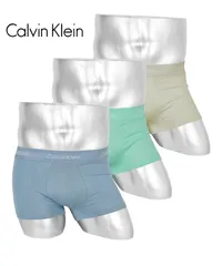 新品 未使用 並行輸入 Calvin Klein カルバンクライン 下着 【3枚セット】COTTON STRETCH メンズ ローライズ ボクサーパンツ nu2664 Fデニムブルーセット