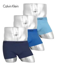 新品 未使用 並行輸入 Calvin Klein カルバンクライン 下着 【3枚セット】MICRO STRETCH メンズ ローライズボクサーパンツ nb1289 【A】ネイビーブルーセット