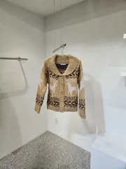 ロデオ クラウンズ ノルディック ニット カーディガン