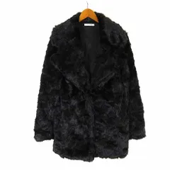 リップサービス LIP SERVICE ジャケット コート モンスター ファー 長袖 S 黒 ブラック