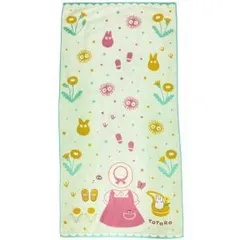 【新品・5営業日で発送】丸眞 スタジオジブリ となりのトトロ お洋服とトトロ バスタオル (1005062100)【入数:5】