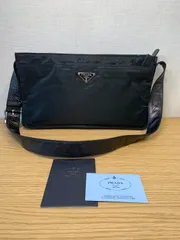 PRADA ナイロン×レザー　ショルダーバッグ