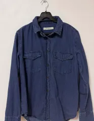 GIORDANO ジョルダーノ メンズ デニム シャツ M