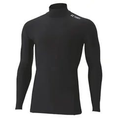 YONEX(ヨネックス) ユニハイネック長袖シャツ テニス・バドミントン ウェア(ユニ) (STBF1018)、(007)ブラック