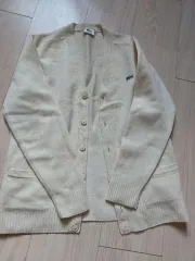 ラコステ アイボリー アイボリー色 カーディガン