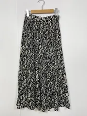 AZUL BY MOUSSY アズールバイマウジー 250DSS31-077B BOUQUET FLOWER PLEATS SKIRT スカート sizeS/黒 ■■レディース