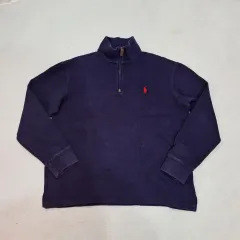 POLO RALPH LAUREN(ポロラルフローレン) ハーフジップTシャツL