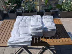 中古タオルセット（フェイス40枚/バス10枚）　50枚　業務用洗濯クリーニング済み 綿タオル