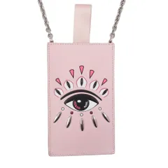 KENZO ケンゾー EYE PHON ON CHAIN スマホ チェーン ショルダー バッグ ピンク系【中古】のサムネイル