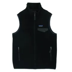 patagonia パタゴニア 15AW SYNCHILLA SNAP-T VEST シンチラ スナップT フリース ベスト ブラック系 S【中古】