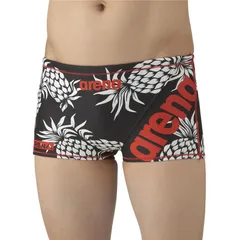 arena(アリーナ) トレーニングスパツツ 水泳水着M 非公認 (as5fwm17m-nvwh)、ネイビー/ホワイト