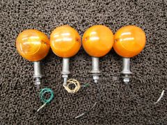 バイク 当時物 レア物 RZ250 350 STANLEY 純正ウインカー 4個set