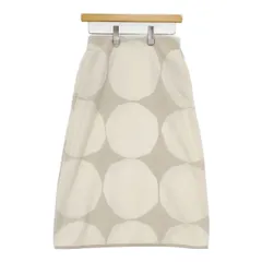 marimekko/UNIQLO フリース ロングスカート ベージュ オフホワイト レディース マリメッコ/ユニクロ【中古】6-0114T∞