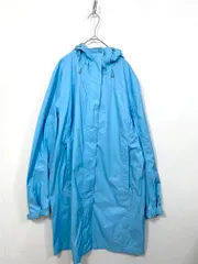 L.L.Bean エルエルビーン ナイロンロング コート sizeL/水色 ■■レディース