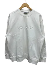 Carhartt WIP (カーハートWIP) DUSTER SWEATSHIRT スエット トレーナー 刺繍 I031788 XL ホワイト メンズ/045