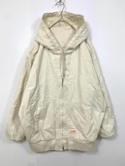 Java ジャバ 定価7999円 キルティングコットンフード付き オーバーサイズ ブルゾン ジャケット sizeM/アイボリー ◆■レディース