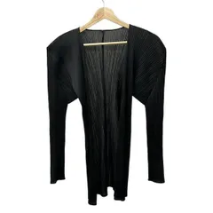 【専用】未使用品　プリーツプリーズ　ベーシックス　ロングカーディガン 黒 節約 PLEATS PLEASE プリーツカーディガン PLEATS PLEASE プリーツ