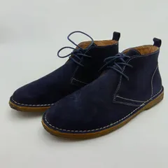 Wrangler ラングラー デザートブーツ スエード メンズ 25.5cm ネイビー A-4-1のサムネイル