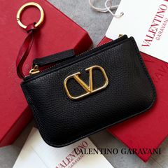 レア✨バレンティノガラヴァーニ カードケース ケース Vロゴ スリング 黒 VALENTINO GARAVANI ブラックカードケース - メルカリ