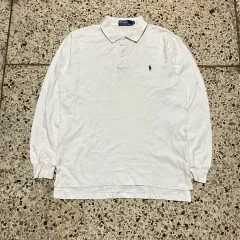 ポロ (POLO Ralph Lauren) 白 ポニー カラーTシャツ