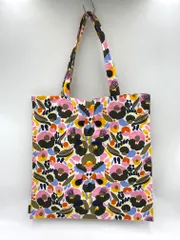 marimekko マリメッコ コットン 総柄 ファブリック トート バッグ  ■■レディース