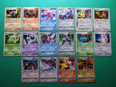 ポケモンカード パルキアLV.X ×2、ディアルガLV.X ×2、ガブリアスLV.X ×2、ゴウカザルLV.X、ドサイドンLV.X、ネンドール、バクーダ、時を超えたセレビィ、逆襲のミュウツー、クチート、ケンタロス、フシギバナ、プクリン キラ16枚 まとめ売り