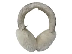 UGG australia (アグオーストラリア) イヤーマフラー 耳当て 羊革 ボア ファー VFE RF7 WV6 UVY ベージュ レディース/045