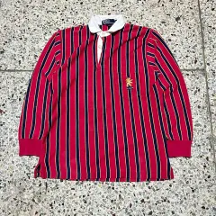 ポロ(POLO RalphLauren)ストライプ ラグビーシャツ