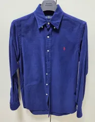 POLO RALPH LAUREN(ポロラルフローレン) コーデュロイ シャツ ダークブルー レッドポニー s(100)サイズ 出品 コーデュロイ
