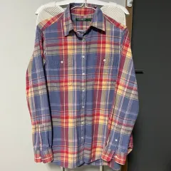 ラルフローレン ポロ マルチ チェック シャツ m