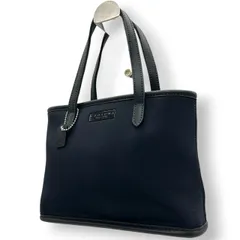 【美品】コーチ COACH トートバッグ ハンドバッグ ミニトート 手提げ ナイロン レザー ブラック 黒 6237 オールドコーチ 90s ヴィンテージ USA製 アメリカ製 軽量 コンパクト シンプル レディース 女性 婦人 ランチバッグ s98