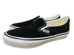 VANS (バンズ) Lx Classic Slip-On 98 ブラックスエードスニーカー VN000D5AY28 25.5cm US7.5 ブラック メンズ/027