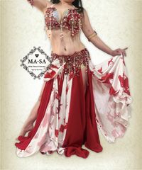 ベリーダンス衣装 限定価格！Amr グレープフラワー - メルカリ