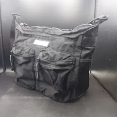 《K》マリークワント ナイロン ショルダーバッグ ブラック MARY QUANT