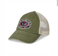 ポロラルフローレン ロゴパッチ ツイル トラッカーキャップ