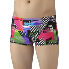 arena(アリーナ) トレーニングスパツツ 水泳水着M 非公認 (as5fwm23m-bkpp)、ブラック/パープル