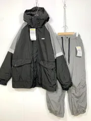 新品 PONTAPES ポンタペス スノーボードウェア スキーウェア セットアップ sizeM/グレー×黒 ◆■◎メンズ