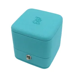 美品 希少 Tiffany&Co. ティファニー T＆CO ブルー リング ケース 箱 アクセサリー ボックス ジュエリー 指輪 TO676