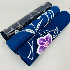 綿浴衣 反物 3本 反物まとめ売り リメイク材料 m-897