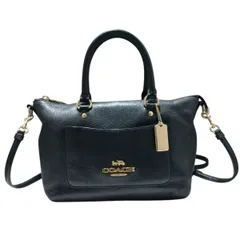 COACH(コーチ) ハンドバッグ美品  - F31466 黒 レザー